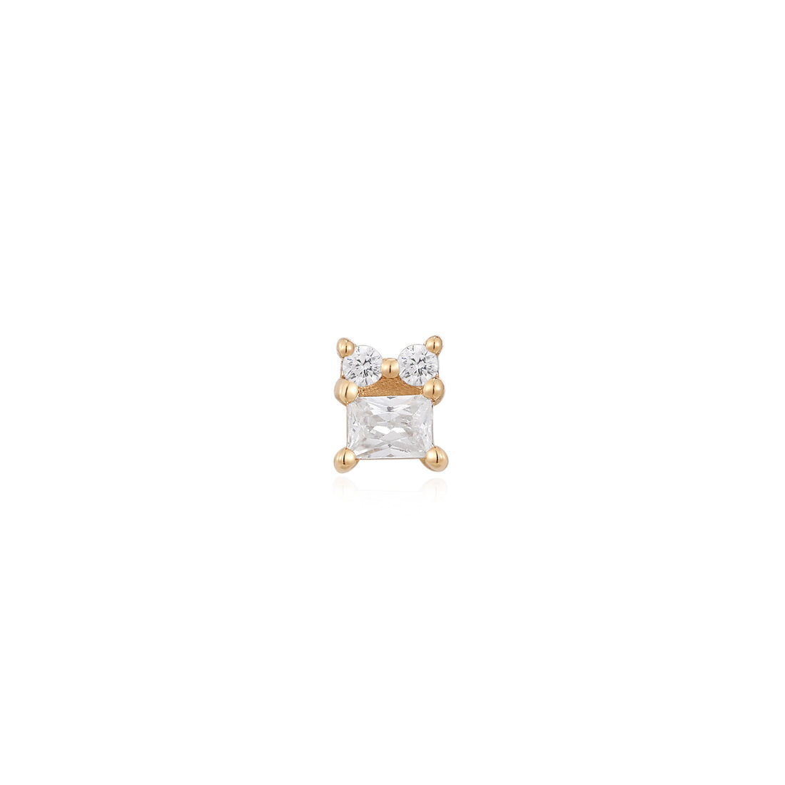 Bam Bam Threadless End Yellow Gold - Ember Body Jewelry