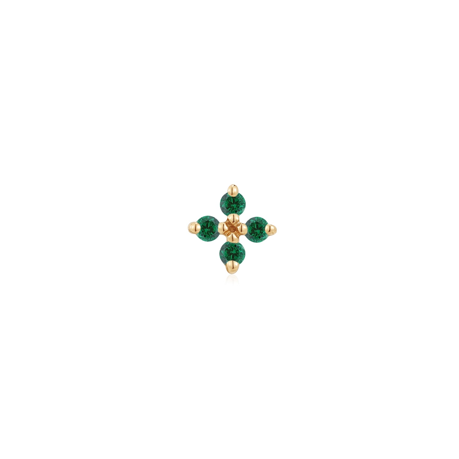 Crux - Colored CZ - Ember Body Jewelry