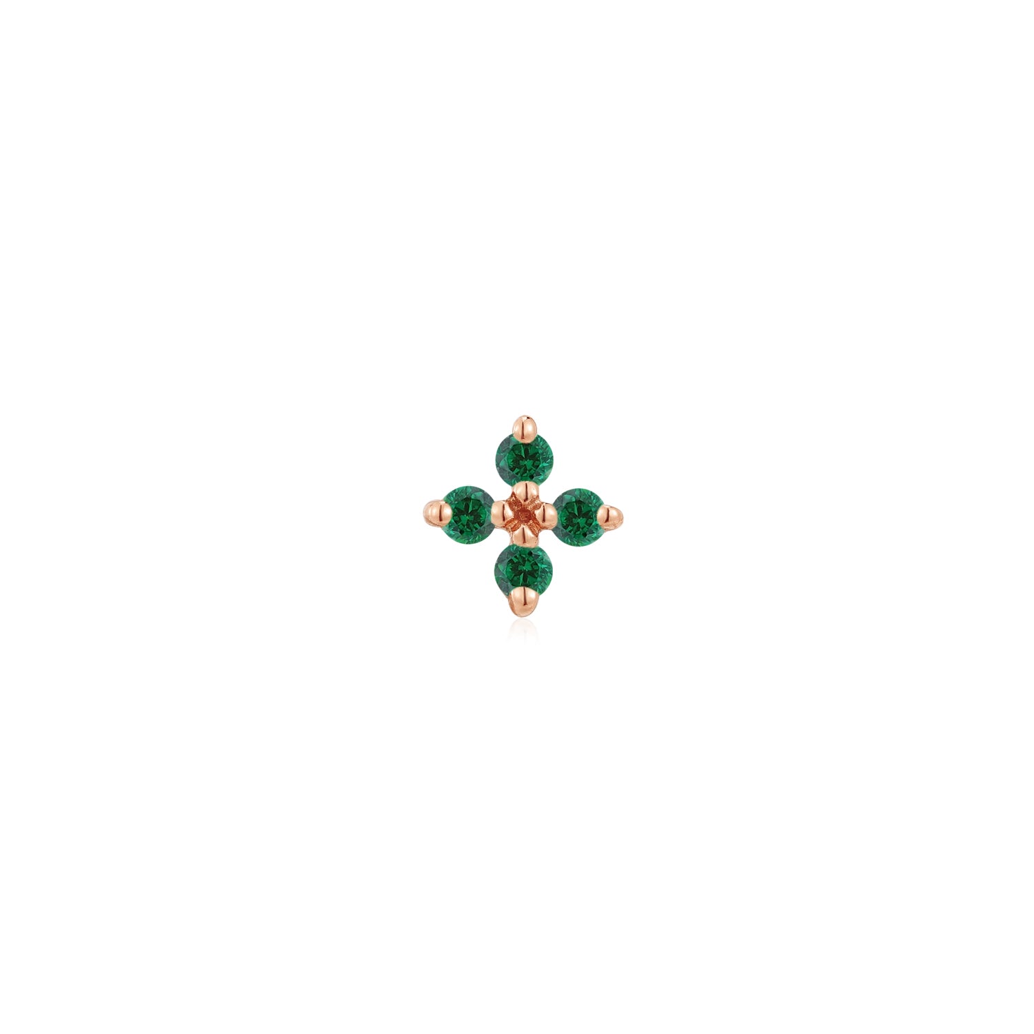 Crux - Colored CZ - Ember Body Jewelry