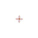 Crux - Colored CZ - Ember Body Jewelry