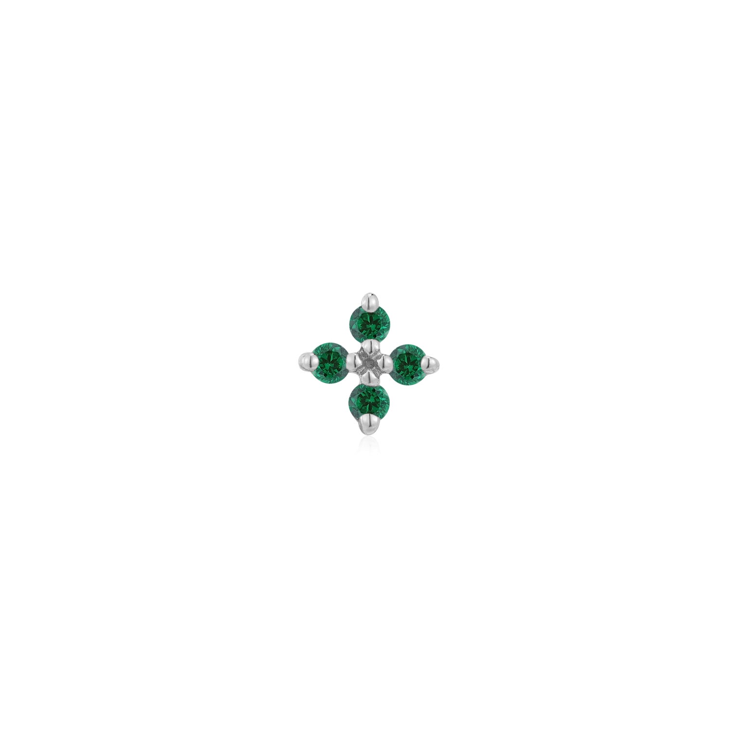 Crux - Colored CZ - Ember Body Jewelry