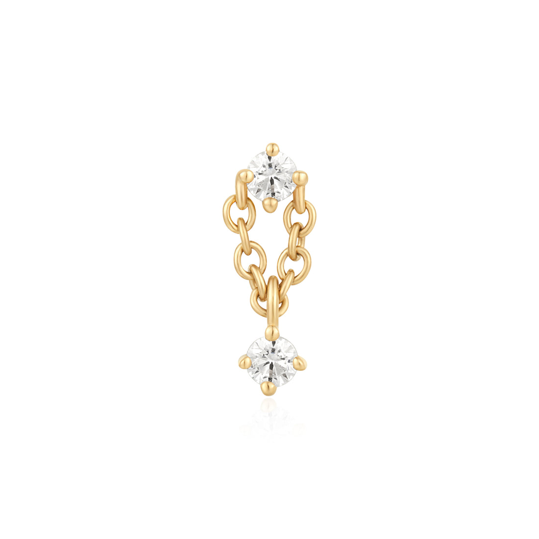 Linked Up Threadless End Yellow Gold - Ember Body Jewelry