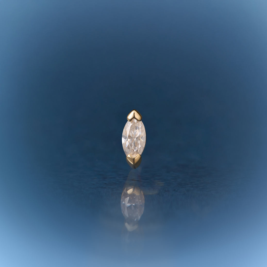 Single Marquise - Threadless End