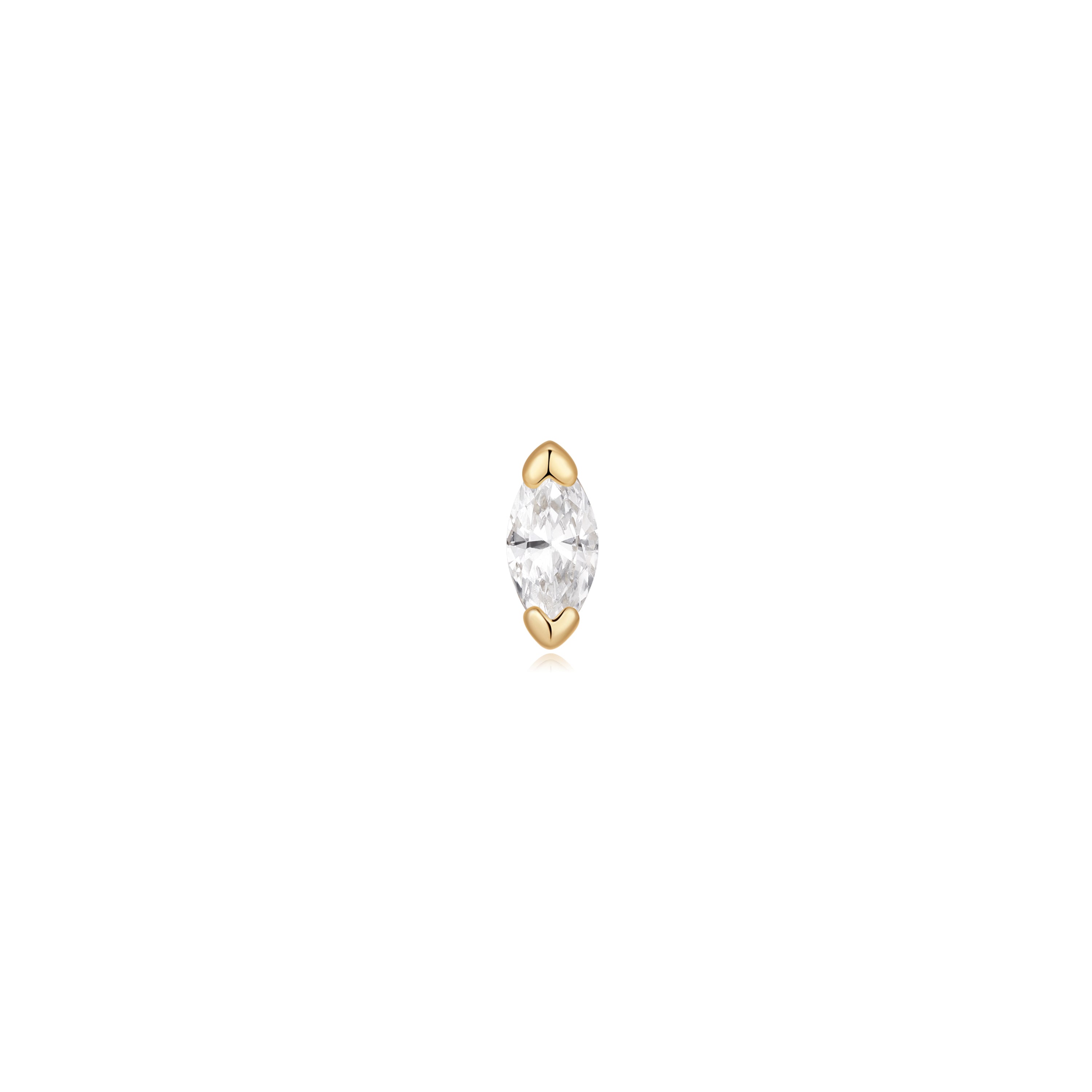 Single Marquise - Threadless End