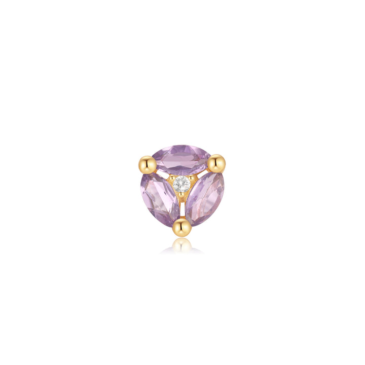 Triple Threat - Amethyst -Threadless End