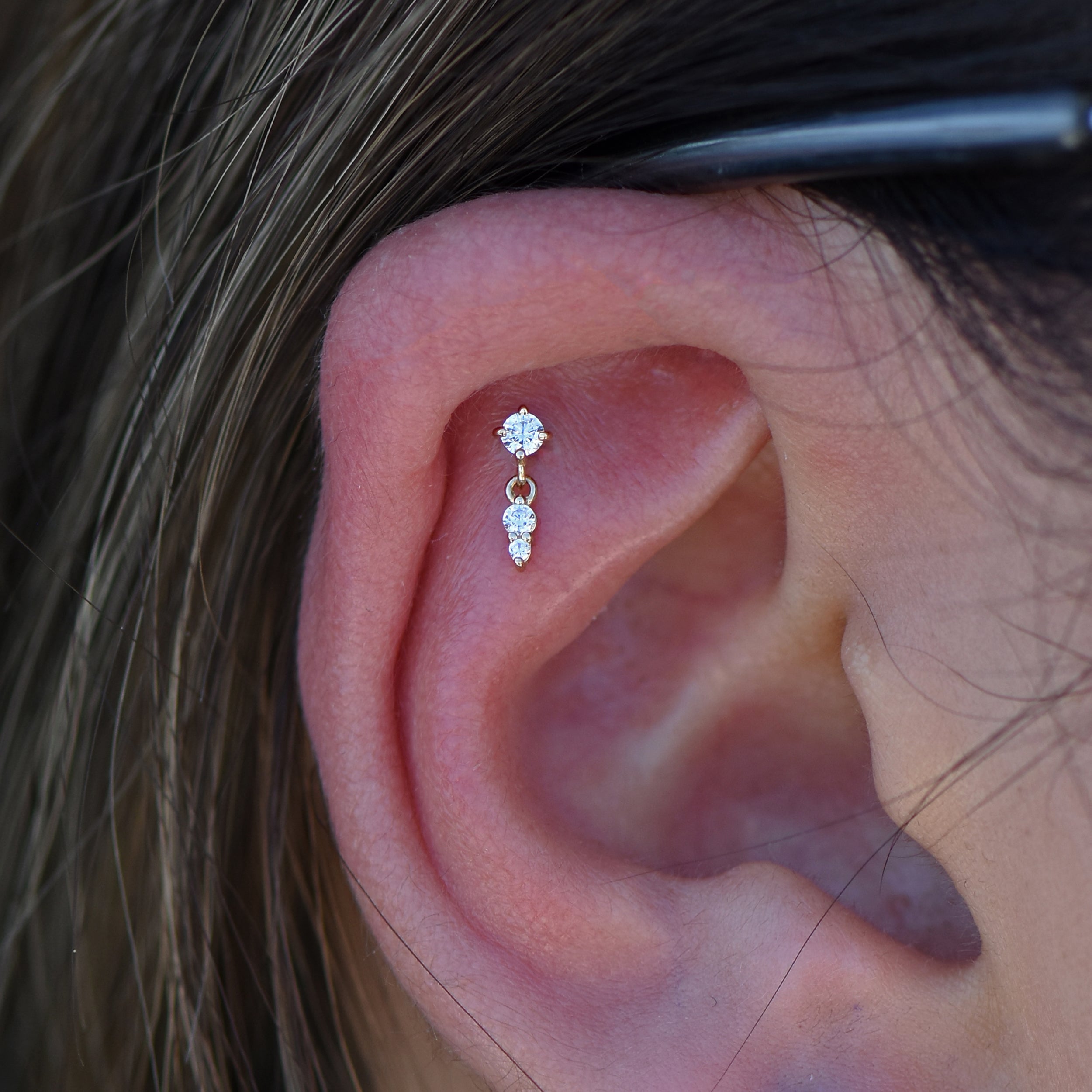 High Noon - Threadless End - Ember Body Jewelry